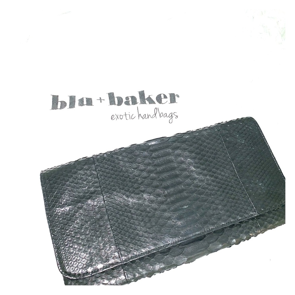 Blu+Baker Python Clutch - image 1